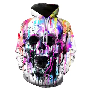 Sweat à capuche en coton de haute qualité pour homme, logo imprimé personnalisé, graphisme brodé, finition délavée, design personnalisé, saison printemps - Product Image 1