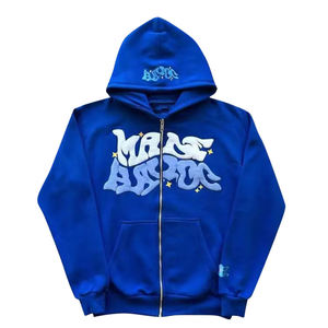 Trendy <b>Men's</b> Custom Puff Printed <b>Oversized</b> <b>Hoodie</b> Vintage 100% Cotton <b>Fleece</b> Drop Shoulder <b>Hoodie</b> for <b>Men</b> & Women - Product Image 5