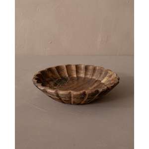 Cuenco Decorativo de Madera de Acacia para Frutos Secos, Artesanía, Pulido, Estilo Vintage, para Servir Comida en Fiestas, Decoración de Mesa, Ecológico - Product Image 4