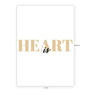 Impresión Artística DIN A4 - Diseño de Corazón en Papel - Product Image 4