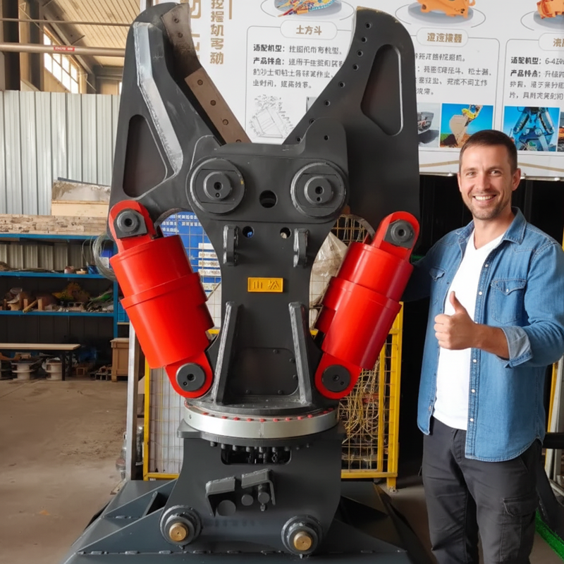 Heavy Duty Hydraulic Shear Cutter Construction