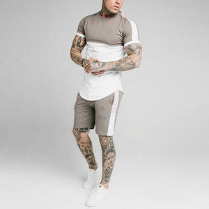 Hecho en Pakistán Venta caliente Make Own Logo Print Men Wear Lavado ácido Impresión de calor Conjuntos de camisa corta de algodón 2025 - Product Image 2