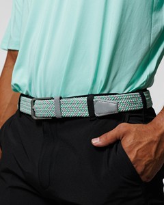 Perfect Fit Subtle Style Golf <b>Belt</b> With Logo Metal Pin Buckle Durable Golf <b>Belts</b> <b>Men</b> Stretch <b>Woven</b> Fabrication Made in Vietnam - Product Image 1