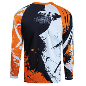 Maillot de course neuf pour homme, 100% polyester, respirant, séchage rapide, confortable, manches longues, maillot de course pour homme - Product Image 2