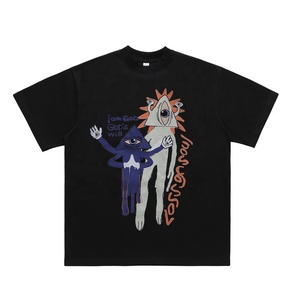 Premium Quality Custom 100% Cotton High Quality Acid Wash t Shirt for Men Print Custom <b>logo</b> t Shirt for Men - Product Image 4