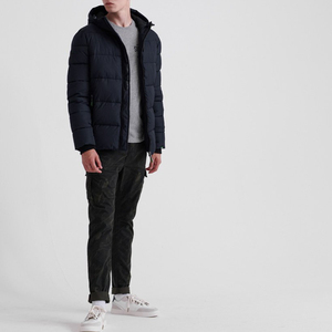 Vestes matelassées personnalisées, parka enduite respirante avec fermeture à glissière, vestes gonflées personnalisées de style décontracté - Product Image 5