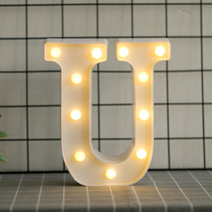 Luce LED 3D a Forma di Lettera U, Faretto Decorativo per Insegne Luminose - Product Image 1