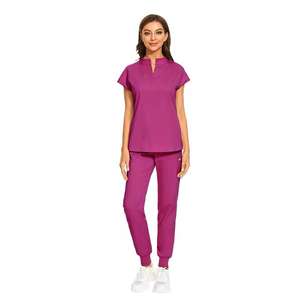 Uniformes de gommage médical femmes gommage infirmière uniforme haut pour l'hôpital Service OEM - Product Image 4