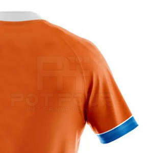 Uniforme de rugby unisex de media manga cómodo y transpirable con diseño de logotipo personalizable - Product Image 5