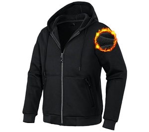 Sweat à capuche zippé personnalisé pour homme, impression numérique, 100% coton, molleton épais, qualité supérieure, prix de gros bas - Product Image 6