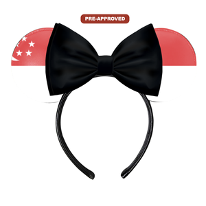 ที่คาดผมไวนิลสั่งทำตามแบบตามสั่งพิมพ์จากโรงงานออกแบบมาเพื่อใช้ได้กับหูเม้าส์ใช้ได้กับทุกรุ่น prce.r. อุปกรณ์เสริม - Product Image 1