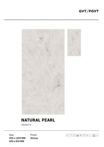 แผ่นพอร์ซเลน600x1200พรีเมี่ยมกระเบื้องหินอ่อนมันวาวสำหรับผนังและพื้น - Product Image 6