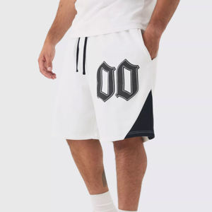 Pantalones Cortos Deportivos de Forro Polar para Hombre, Clásicos y Personalizables, con Cintura Elástica de Altura Media, Bolsillos Laterales, Tela Transpirable y Diseño Elegante - Product Image 1