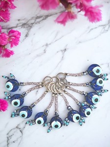 พวงกุญแจ DAFNI BIG PAZAR Evil Eye Bead Carabiner - แฟชั่นโลหะผสมเคลือบเงา ดีไซน์ลายนูนพิมพ์ลาย 3 มิติ รุ่น 191 - Product Image 1