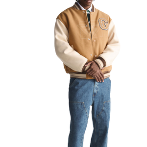 Vestes universitaires Letterman à la mode Impression personnalisée à manches longues Qualité supérieure pour hommes Fabriqué au Pakistan - Product Image 5