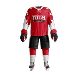Ropa deportiva para hombre, uniforme de entrenamiento de equipo, sublimación personalizada, para Hockey sobre hielo - Product Image 4