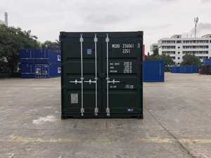 Conteneur de fret sec ISO standard de 20 pieds, unité de stockage et de transport de marchandises en acier ondulé durable pour l'industrie - Product Image 5
