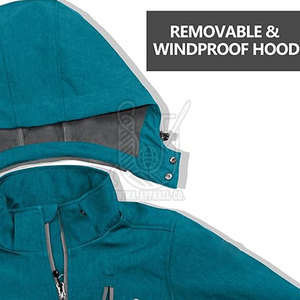 Chaqueta Softshell de Punto Transpirable para Mujer, Venta Directa de Fábrica, Etiqueta Privada Personalizable para Ropa Casual de Invierno - Product Image 6