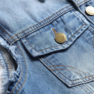 Nuevo diseño unisex hecho en Pakistán Chaleco de mezclilla personalizado para hombre diseño de moda con fabricación de relleno de algodón sesión de invierno - Product Image 5