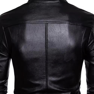 Chaqueta de Cuero 2025 Más Vendida para Hombre, Transpirable e Impermeable con Logotipo Único, Talla Grande para Mayor Comodidad, Piel de Cocodrilo - Product Image 3