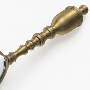 Loupe en aluminium de style édouardi, aide à la lecture à main, lentille optique, style nautique vintage, décoration artisanale, cadeau - Product Image 3