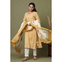 Vêtements de luxe pour femmes de haute qualité, mode ethnique, sari, shalwar kameez, tissu en coton et soie, toutes saisons, lavable, indien, pakistanais