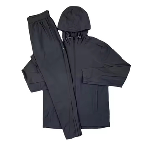 Conjunto deportivo de chaqueta y pantalones cortavientos para hombre, para correr, gimnasio, entrenamiento, jogging, fitness al aire libre. - Product Image 3