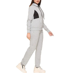 Nouvelle Collection : Ensemble Survêtement Femme Hiver Décontracté à Col Montant, 2 Pièces, 100% Coton Respirant, Personnalisable - Product Image 6