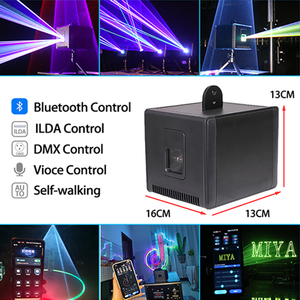 M7 Mini Portable Rgb Laser 5W Animation Laser Projector 5 Watt Wireless APP 3D Laser Cube for <strong>Dj</strong> Disco Party Laser Show - Product Image 3