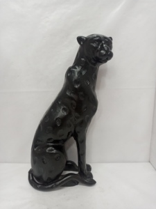 Juego de esculturas de calavera de Metal dorado y plateado moderno, 2 adornos decorativos de animales para el hogar, sala de estar, pasillos de Hotel, Mesa - Product Image 5