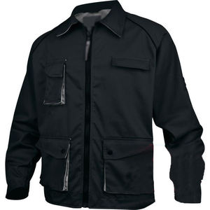 Vêtements de travail respirants anti-poussière à manches longues pour hommes Polyester Coton Protection du travail Vêtements de chantier fendus - Product Image 1