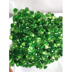 350 piezas de Tsavorita Natural 3mm a 6mm cabujón redondo de pera ovalada 105 Cts lote Iroc ventas alta calidad verde suelta cabina de piedras preciosas - Product Image 4