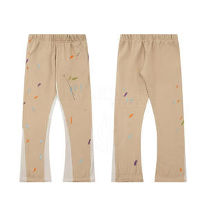 กางเกงวอร์มขาบานผ้าโพลีเอสเตอร์ทรงหลวมระบายอากาศโลโก้ออกแบบได้ตามต้องการ - Product Image 1