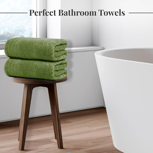 Juego de toallas de baño de algodón de diseño ODM, toallas suaves y absorbentes de secado rápido para Hotel, Hogar, baño, Spa, gimnasio, suministro de toallas de mano de lujo para la cara - Product Image 6