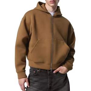 Sudadera con Capucha Holgada de Felpa Gruesa con Cierre para Hombre, Ropa Urbana de Alta Calidad, Sudadera con Capucha Extra Grande - Product Image 3