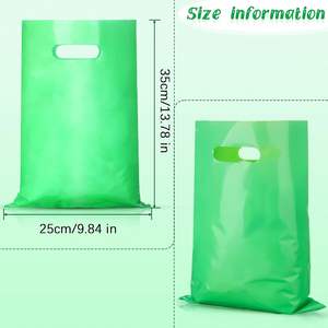 Vente en gros de sacs à provisions en plastique découpés à l'emporte-pièce imprimés et étanches avec logo - Product Image 6