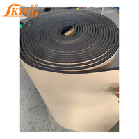 Rouleau de mousse de caoutchouc FIRSTFLEX noir, rouleau d'isolation en mousse NBR, couverture isolante en mousse de caoutchouc
