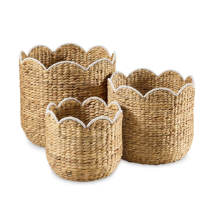 Handwoven Natural Seagrass <b>Large</b> Round <b>Basket</b> for Kitchen Bathroom Clothing Storage for Home & Hotel Use - Product Image 2