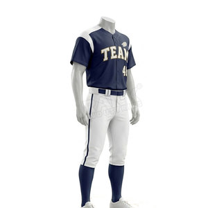 In Stock Breathable Quick Dry Baseball Uniforms Customized Teamwear Best Style Baseball Uniforms - Product Image 4