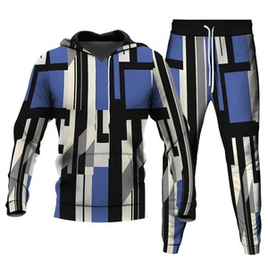 Otoño Halloween 3D Impreso Sudadera con capucha Traje Hombres Sudaderas Pantalones de chándal Moda informal Conjunto de chándal de dos piezas Ropa de hombre - Product Image 4