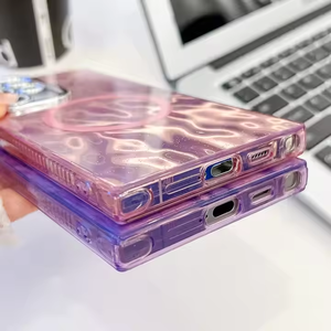 Funda Magnética para Teléfono con Carga Inalámbrica, TPU+Acrílico, Resistente a Impactos, Color Puro, Garantía de 1 Año para A25/A35/A55/A54/S24/S23 - Product Image 5