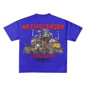 Premium 100% coton microfibre hommes T-Shirt à la mode été surdimensionné haut ample avec techniques de bouffée lumière douce Streetwear - Product Image 3