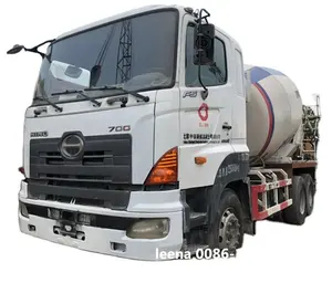 اليابان تستخدم هينو 700 سلسلة الاسمنت شاحنة لخلط المواد