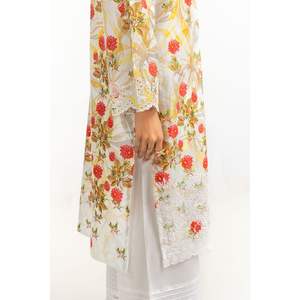 ชุดลำลองสีขาวพิมพ์ลาย 3 ชิ้นสำหรับผู้หญิงสำหรับฤดูร้อน - Product Image 5