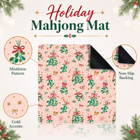 Tapis de table de mahjong en terre de diatomée de style américain moderne pour Noël, antidérapant, silencieux, durable et résistant aux taches