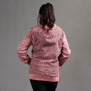 Fabrication de sweats à capuche zippés personnalisés de haute qualité oem sweat à capuche streetwear personnalisé avec ficelles polaire capuche zippée imprimée personnalisée - Product Image 3