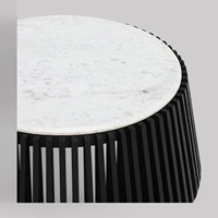 Table basse en teck massif écologique de 86 cm, couleur café noir naturel, style moderne farmhouse, meubles de salon, fabrication artisanale, durable