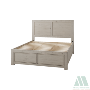 Meubles de maison modernes de haute qualité OEM ODM, ensembles de chambre à coucher en bois, appartements, hôtels au Vietnam, lits prêts à assembler, buffets VIET - Product Image 2