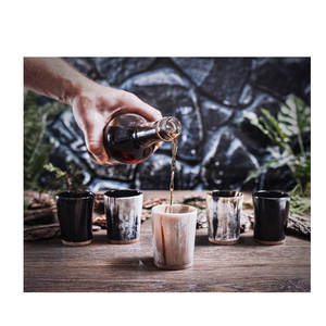 แก้วช็อตทำด้วยมือแก้ว/ถ้วยไวกิ้งแก้วเบียร์ช็อตแก้วดื่มกาแฟแก้วช็อตสำหรับไวกิ้งดีไซน์ใหม่อาเกต - Product Image 2