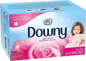 Toallitas Suavizantes para Secadora Downy, Aroma April Fresh, 240 Unidades - Product Image 5